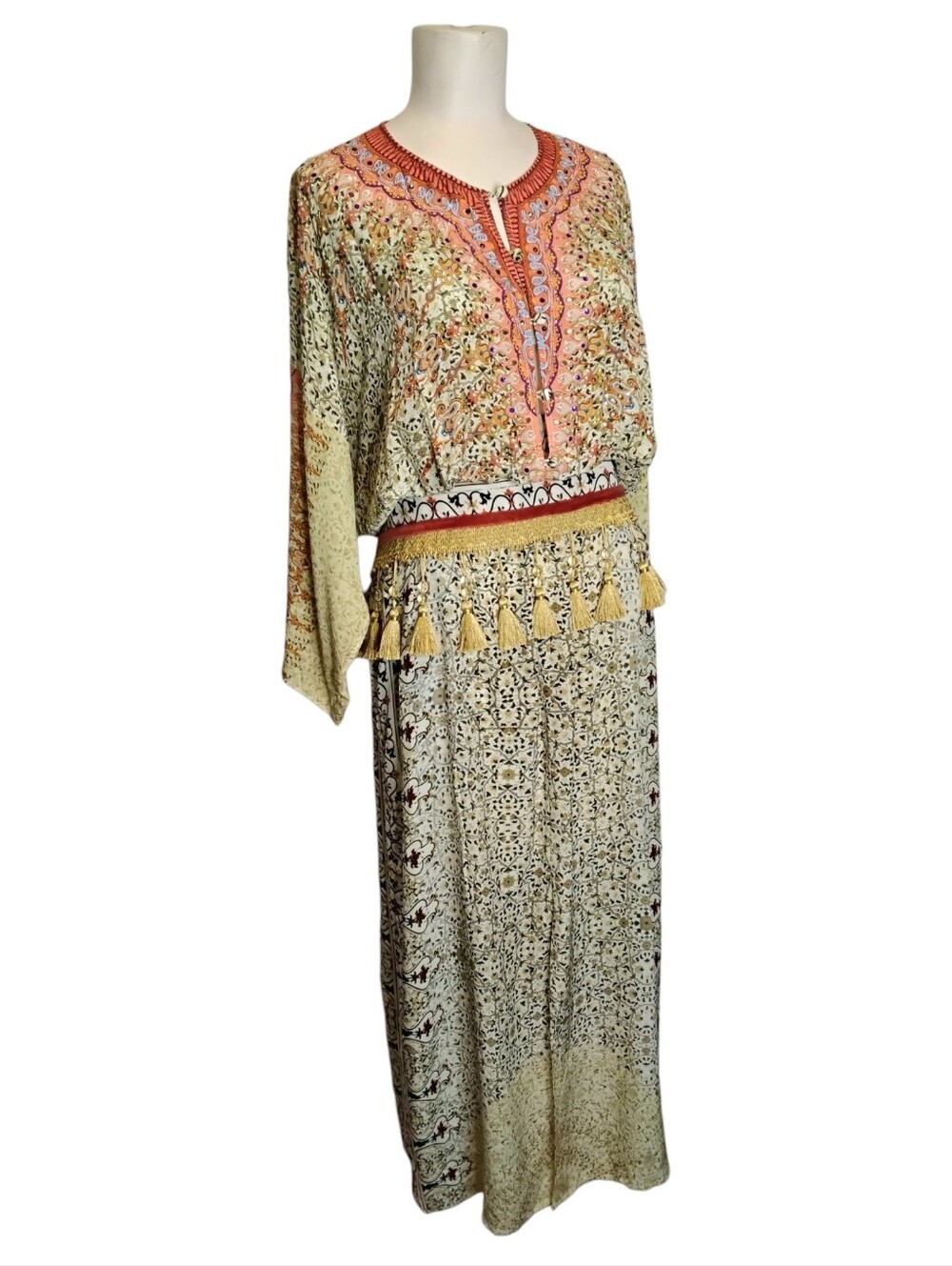 Camilla Silk Dress & Belt Set
